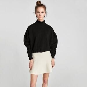 ZARA High Waist Mini Skirt